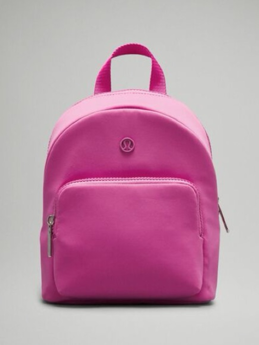 Lululemon Pow Pink Knit Nylon Micro Backpack